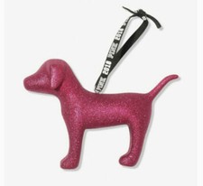 VICTORIA'S SECRET PINK MINI DOG 2018 CHRISTMAS TREE ORNAMENT DECORATION