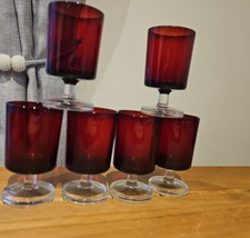 Vintage Luminarc Ruby Red