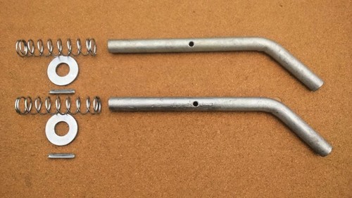 Spring bolt for metal - , gates
