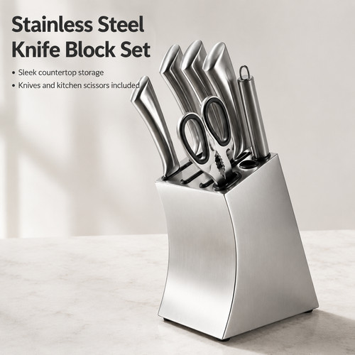 Space saving knife block - space,