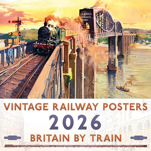 Vintage railway poster - vintage,
