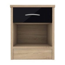 Black/Oak Furniture Set High