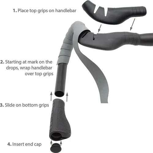 Road bike drop bar handlebar - road,