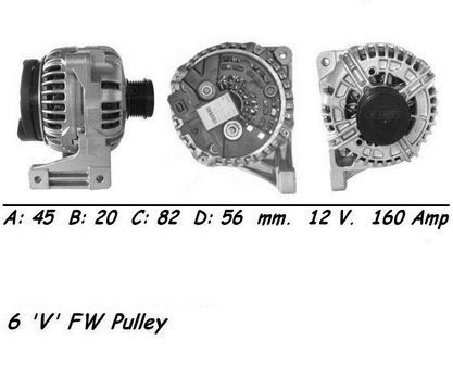 Wai alternator 160amp for - wai,