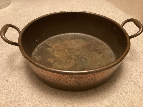 Copper preserving pan - preserving,