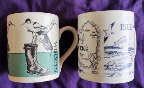 Simon drew waders mug - waders, +isle