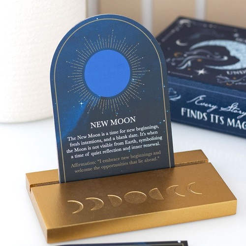 Blue moon altar cards stand - blue,