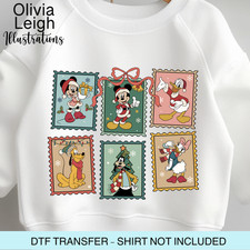 Christmas Disney Dtf Heat Transfer, Iron On, Womens, Childrens Clothing
