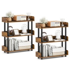 2PCS 3-Tier Bookshelf
