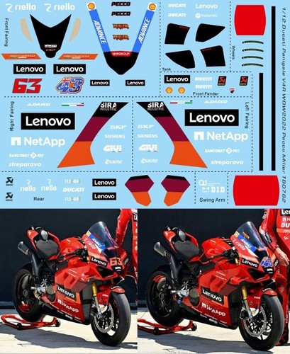 Decals for ducati - 1/12,