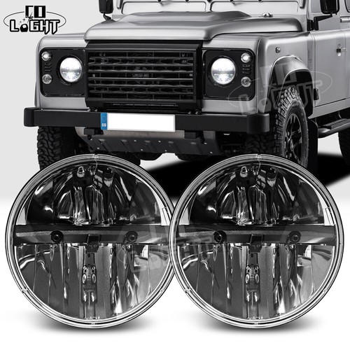 Led pair headlights land rover - led,