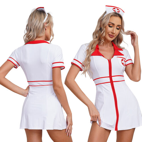 Womens 2piece nurse outfit - womens,