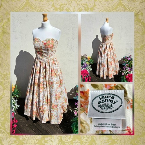 Vintage laura ashley size - laura,