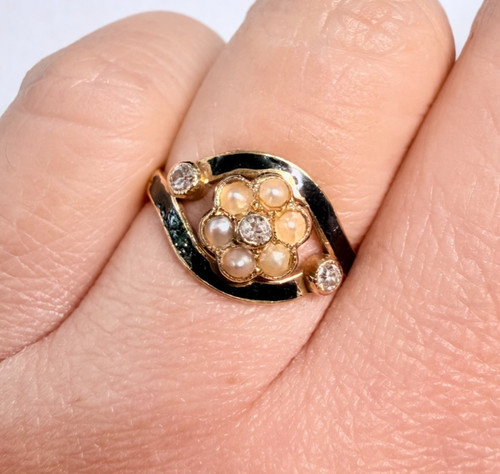 Victorian 18ct gold diamond - victorian,