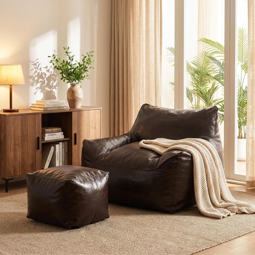 Pamapic bean bag chair brown - pamapic,