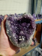 Large Natural Amethyst Druze Geode Quartz Crystal Cluster 1.1kg R75 10x11cm