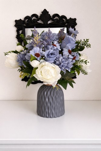 Artificial flower vase silk - vase,