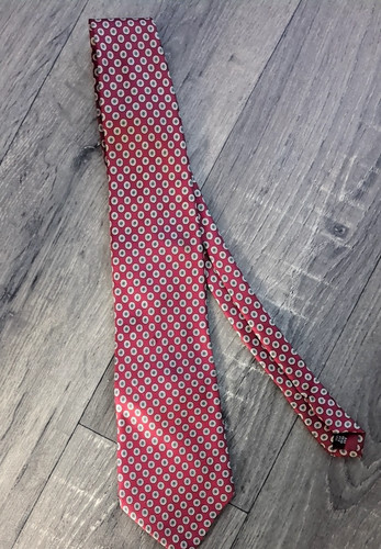 Vintage silk tie red - vintage,