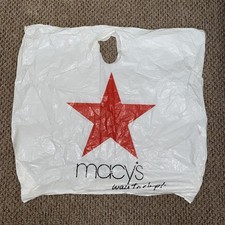 Macys Bag New York Carrier large plastic