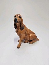 Coalport Bone China Dog Figurine – Seated Spaniel / Setter – Made in England