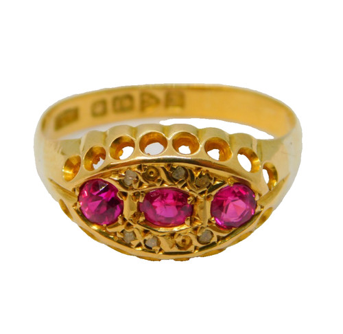 Edwardian 18ct yellow - edwardian,