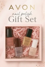 NAIL VARNISH SET ? AVON ? IN GIFT BOX- NAIL POLISH COLLECTION - Avon