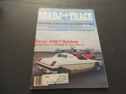 Road track aug 1977 ferrari - track,
