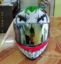 JOKER Custom Airbrushed Motorcycle Helmet