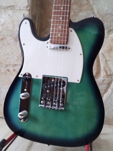Cheetah telecaster type guitar - telecaster,