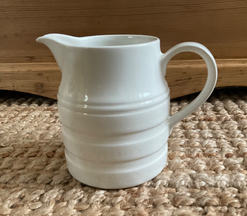 Vintage white ceramic pint - vintage,