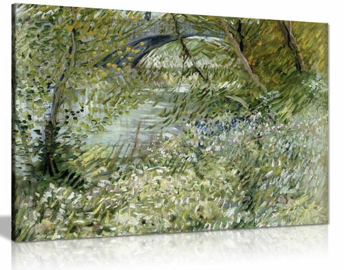 Van gogh river bank - gogh's,