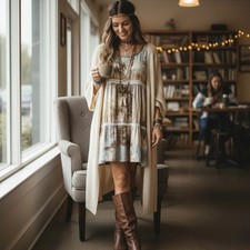 NWT Boutique Tie Dyed Voile &