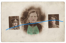 WW1 soldier Mother ? & Sons multi-view image Royal Artillery West Yorkshire Regt