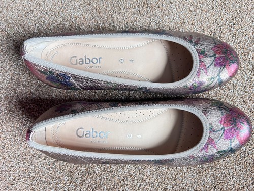 Gabor shoes size gold with - 4,