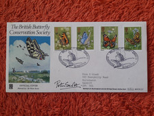 BRITISH BUTTERFLIES - SIGNED  BY PETER SCOTT  -THE WILDFOWL TRUST.