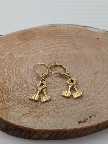 Vintage rolled gold key - rolled,