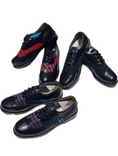 GHILLIE BROGUES BLACK REXINE