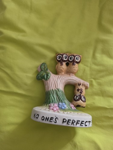 1970s ceramic owl - , figurine