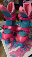 Osprey Flower Adjustable Children Quad Roller Skates - Size Small