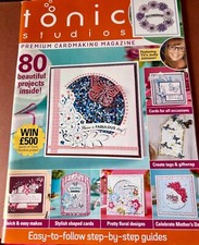 Tonic studios Premium Card Making Magazine Craft Vol #11 Includes 7 Pc Die Set