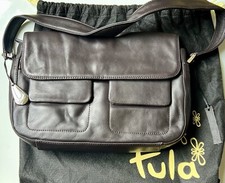 NEVER BEEN USED Tula By Radley Small Brown Leather Grab Handbag Work & Dust Bag