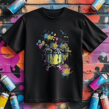 Demon Drum Paint T-Shirt -