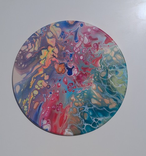 Handmade painting fluid art - handmade,
