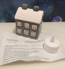 Pottery Tealight House Candle