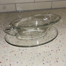 Vintage JAJ Pyrex Clear Glass