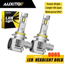 Pair upgrade LED HB3 9005 Headlight Bulbs Main beam For Lexus Is 200 1999-2005