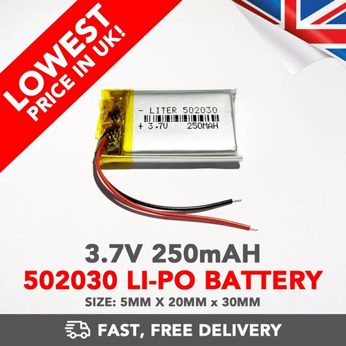 250mah po battery - li-po,