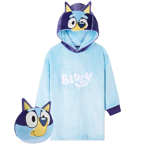 Bluey kids boys hooded blanket - hooded,