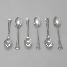 SYMPHONY Design James Ryals Silver Service Cutlery Six Coffee Spoons 12.2 cm