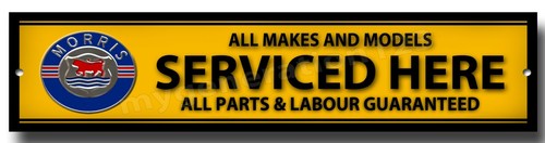 Morris serviced here metal - here",